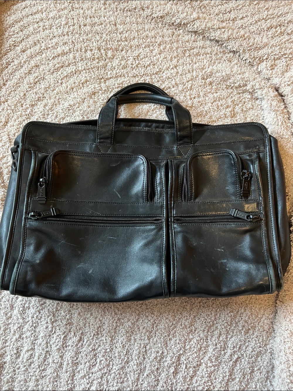 Tumi Leather Briefcase